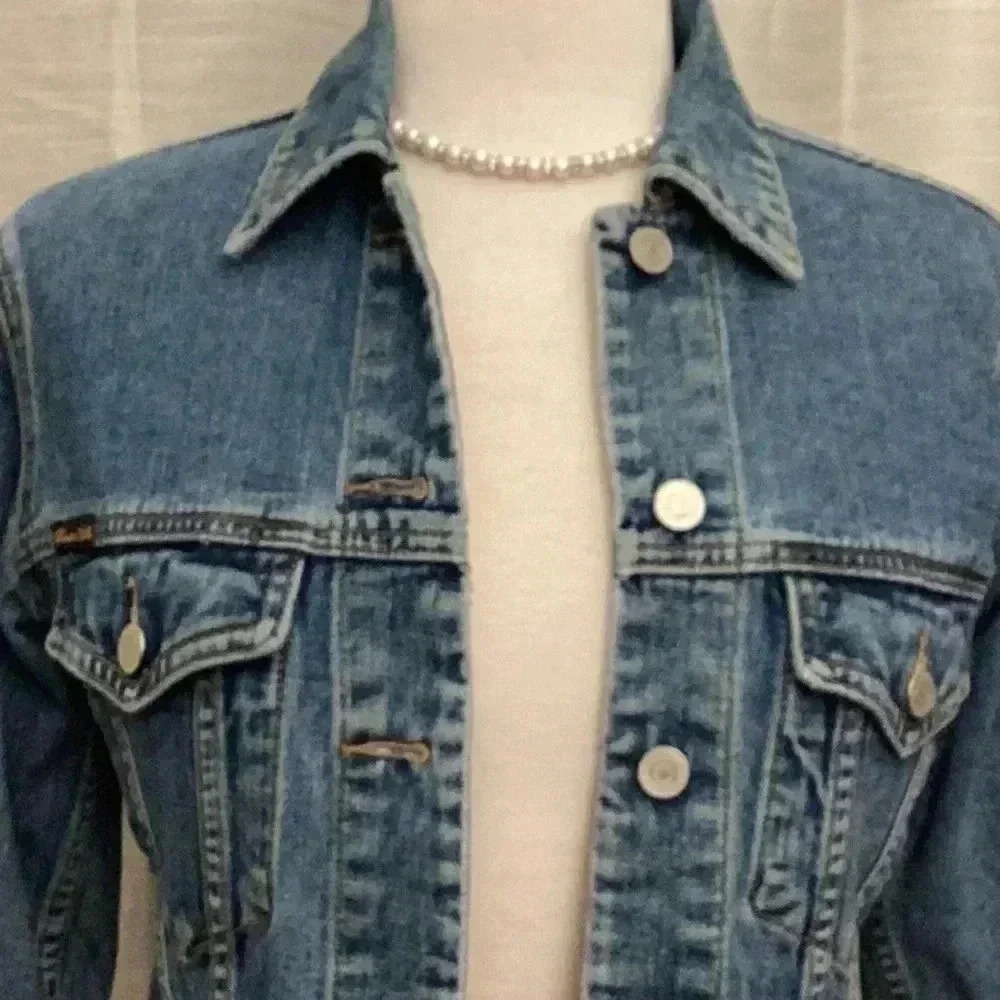 Vintage- BANANA REPUBLIC Red Label Limited Edition Denim Jacket - Picture 3 of 9
